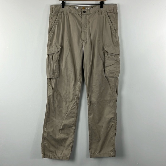 Carhartt Force Tappen Ripstock Cargo Work Pants Mens Size 40x34 Relaxed Fit - Picture 1 of 13